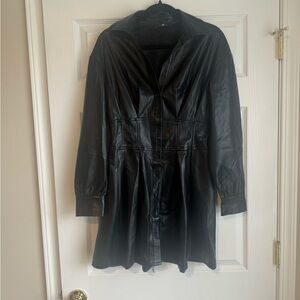 7 For All Mankind Black Mini Dress